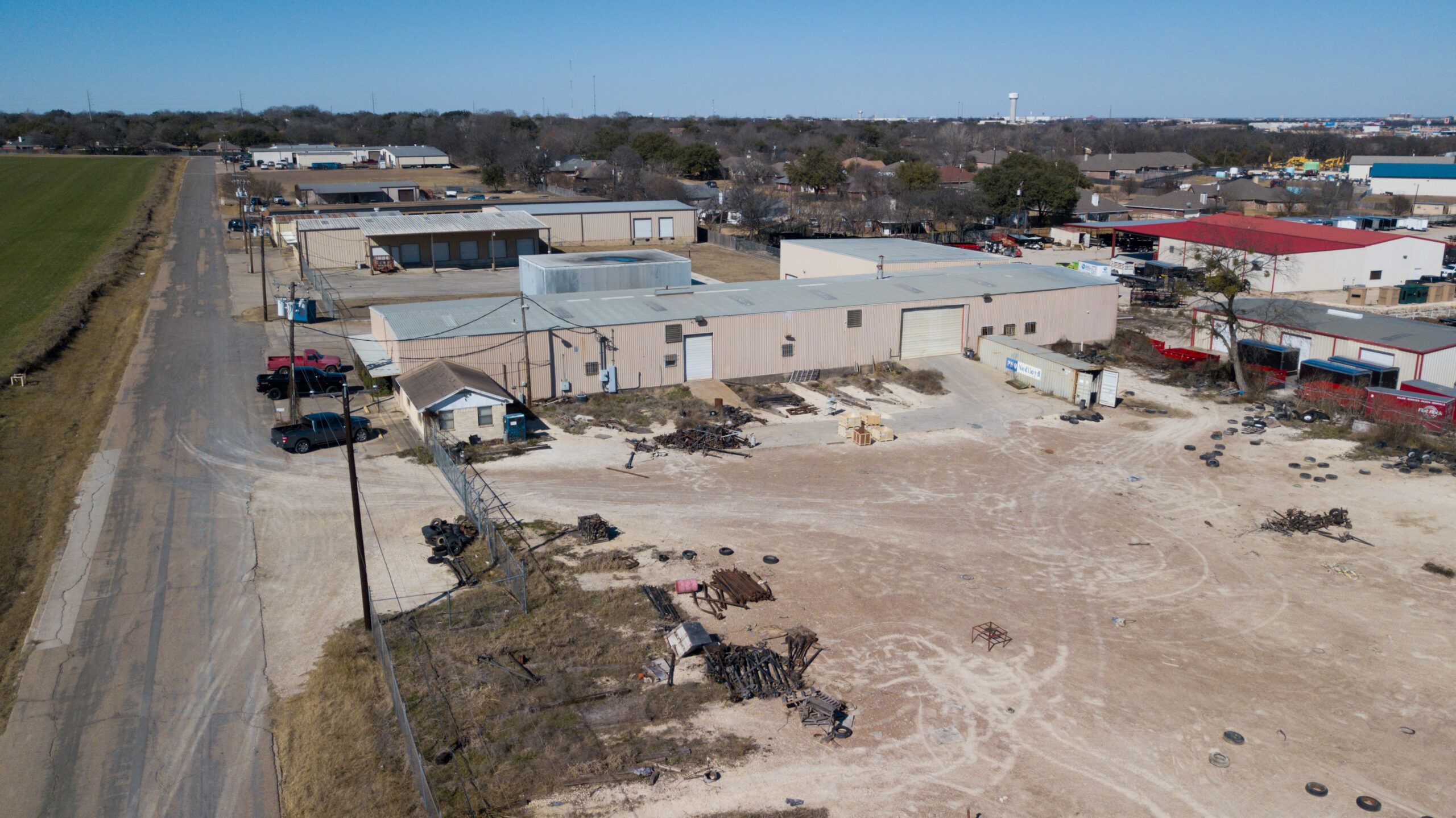 Aerial photo of Industrial building in Hewitt, Texas