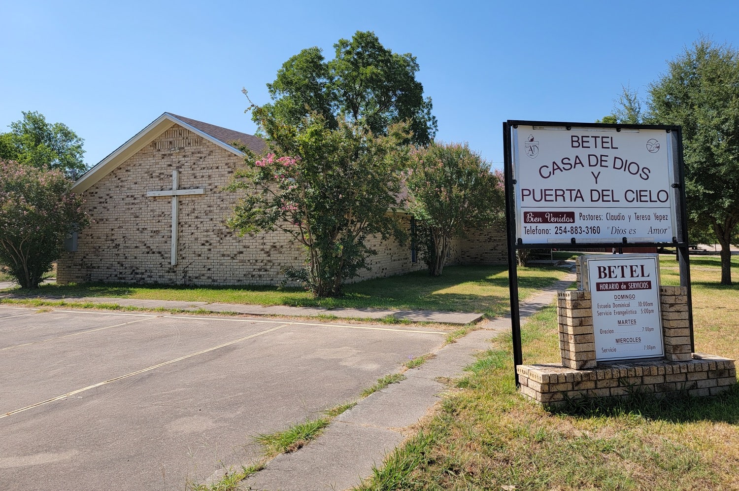 Former Spanish Assembly of God Building in Marlin, Texas