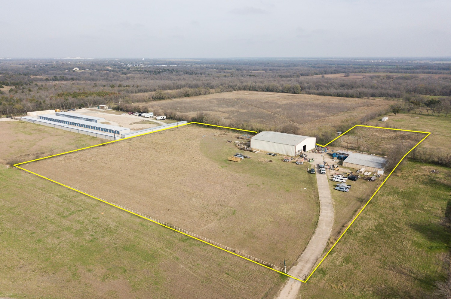 Aerial photo of commercial property