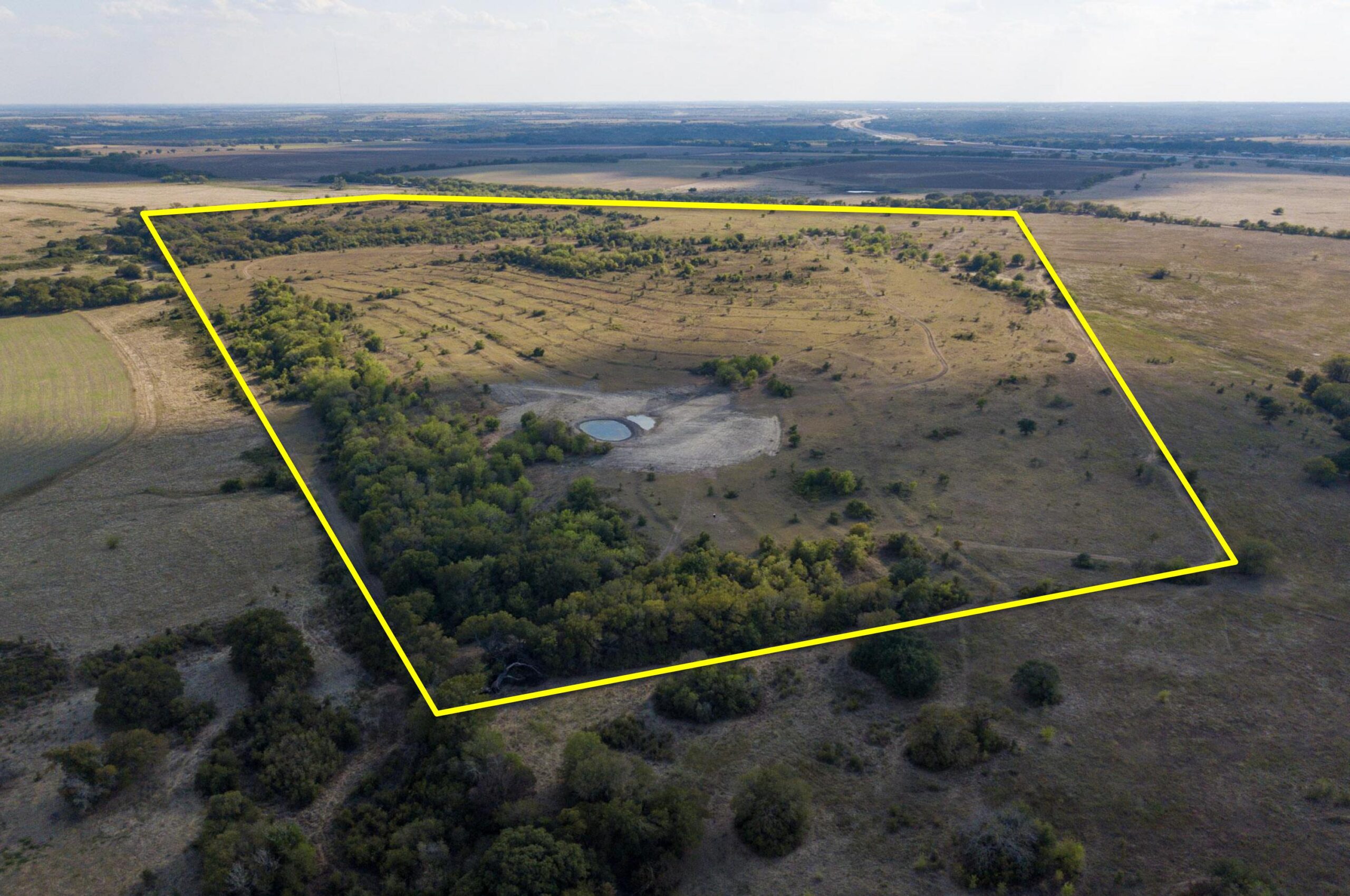 aerial photo of land in Telephone Road in Lorena, Texas